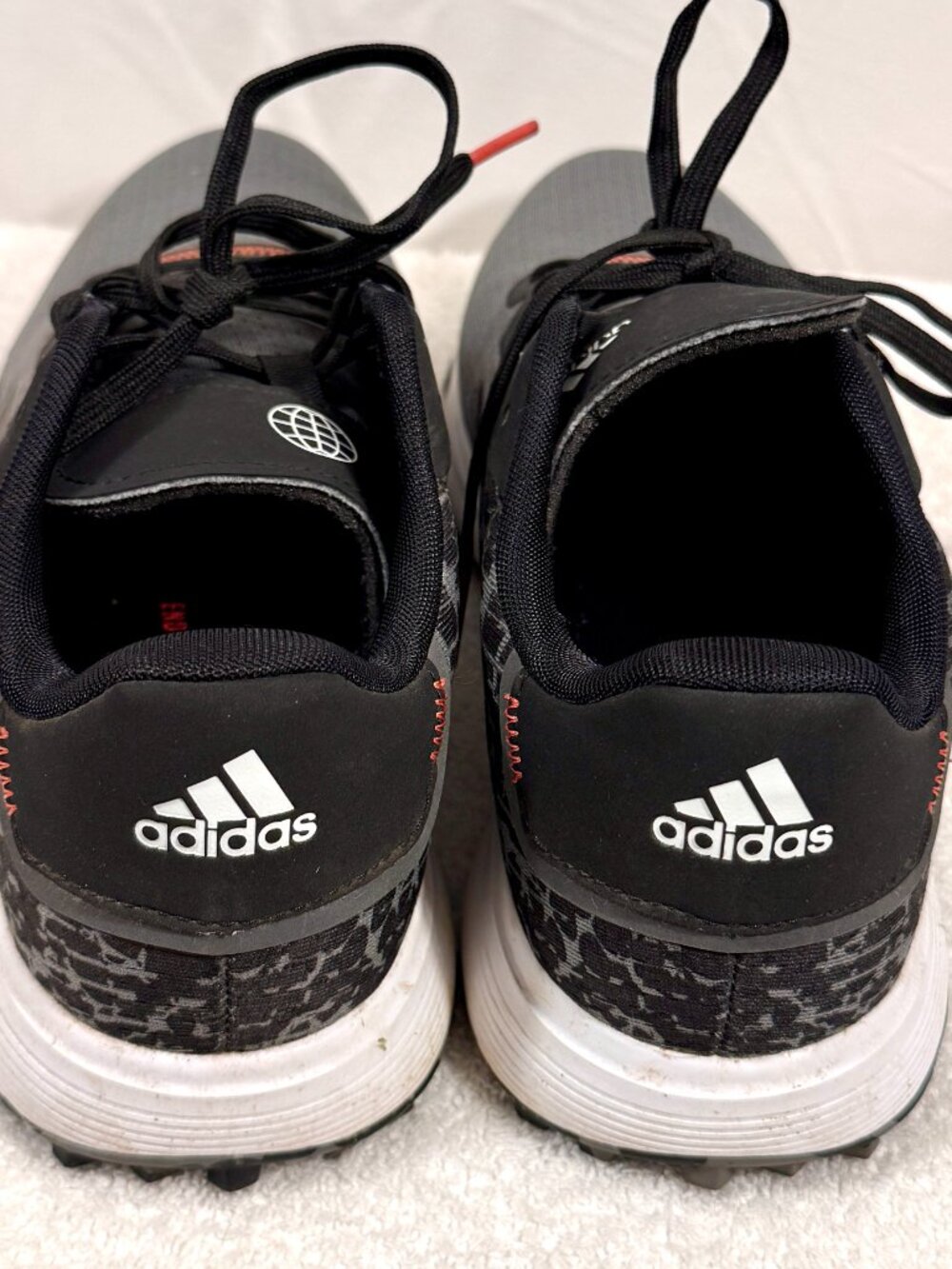 Adidas Men's Spikeless Golf Shoes Gray/Black Size 9